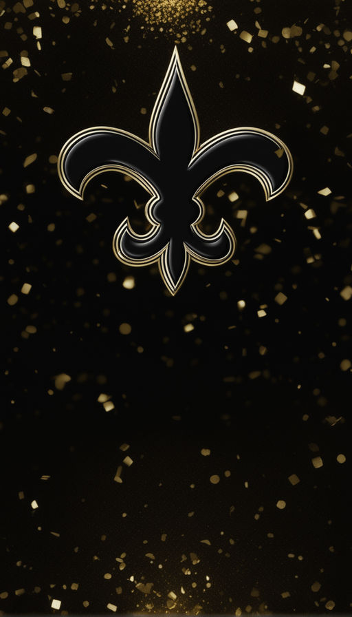 New Orleans Saints Fleur De Lis 3D Vintage Metal Wall Art – Hex Head Art