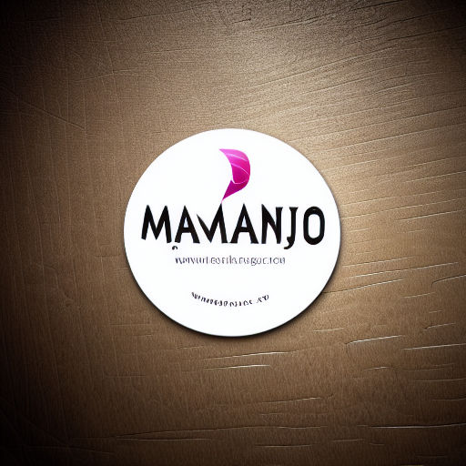 manoj name logo