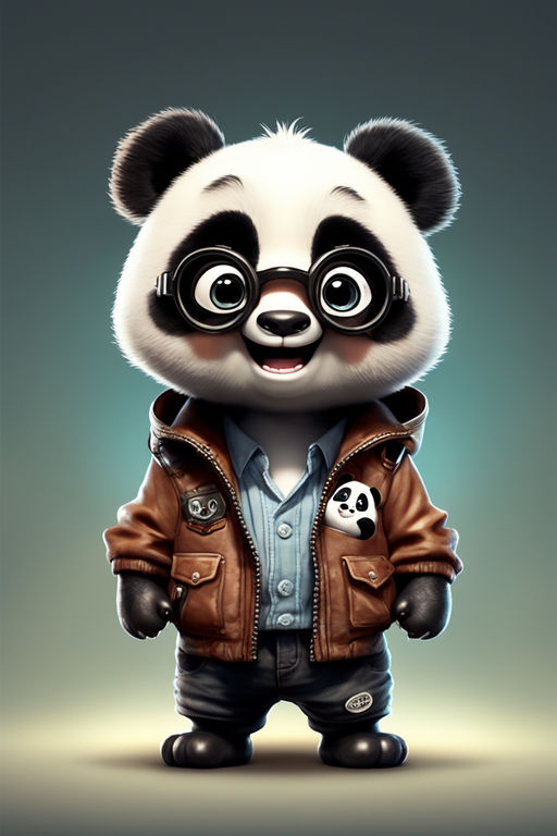 Colorful Panda Face In Brown Background HD Louis Vuitton Wallpapers, HD  Wallpapers