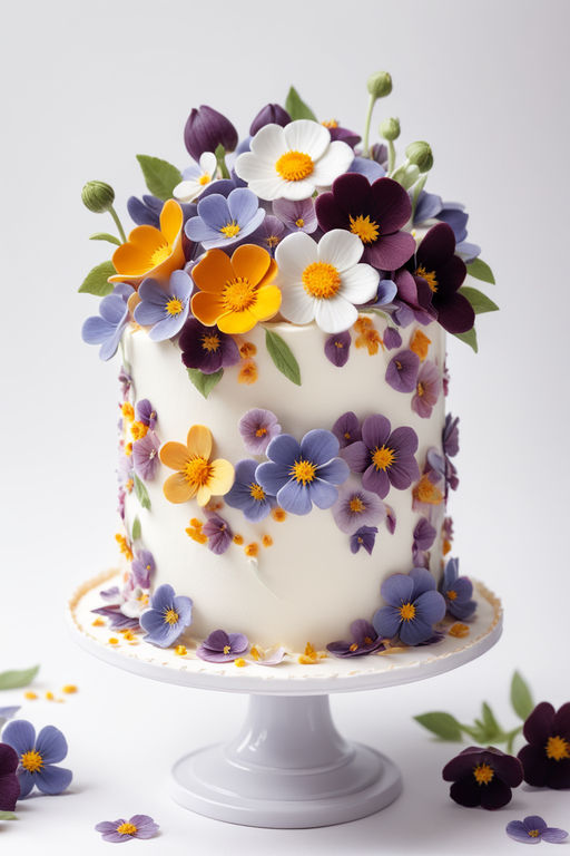 Lavender and Honey Wedding Cakes - I loved creating this lavender wedding  cake for my happy couple! They requested both lavender color and flavor. I  paired it with blackberry filling.... yum! I