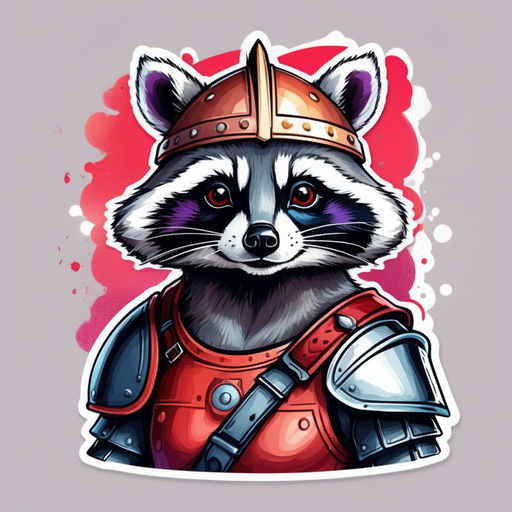 D&D Raccoon Stickers!