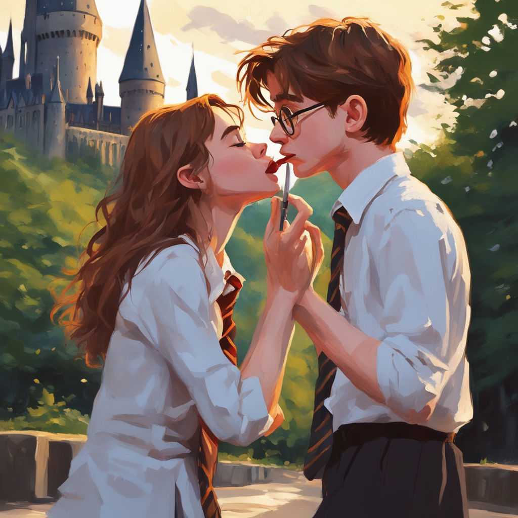 harry potter draco and hermione kiss