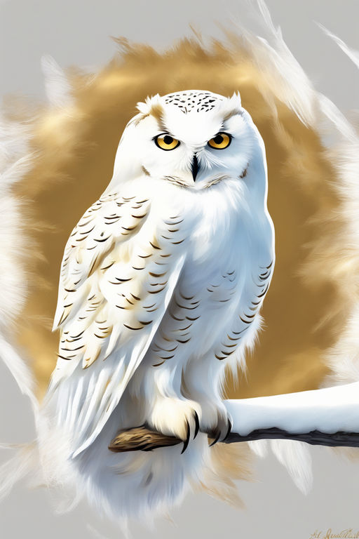 The White Owl - Watercolor Art - Fantasy - Harry Poster for Sale by Fenay  Designs
