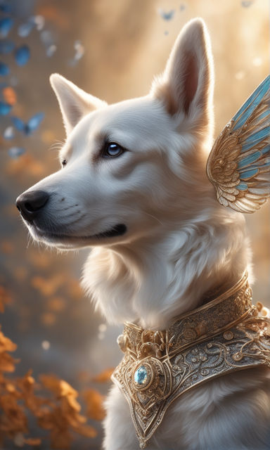 ArtStation - Dog with wings