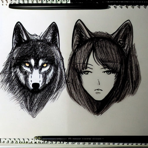 Wolf nose ears study by Esphir  Animal drawings Wolf sketch Animal  drawings sketches