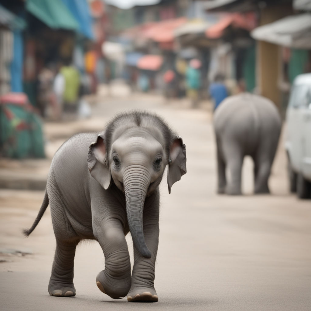 indian baby elephant wallpaper