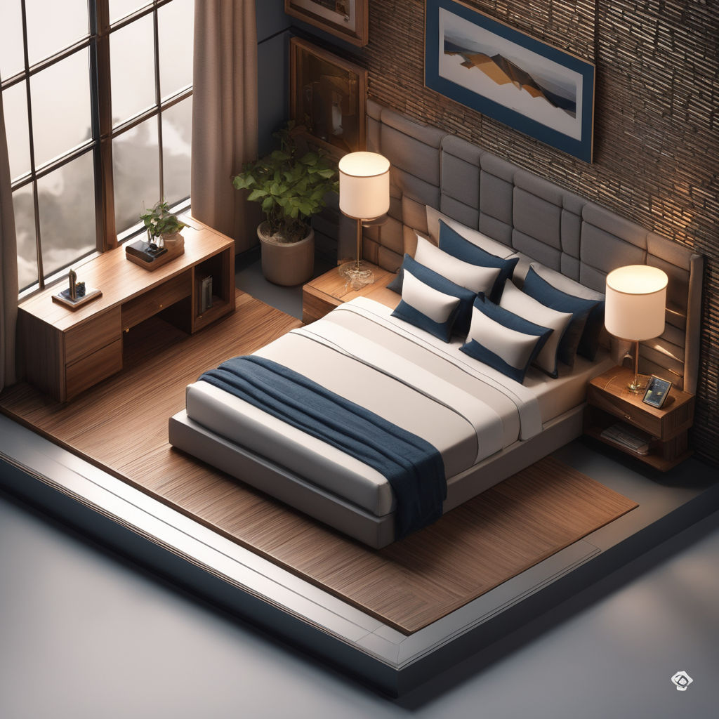 ArtStation - Bed Frame