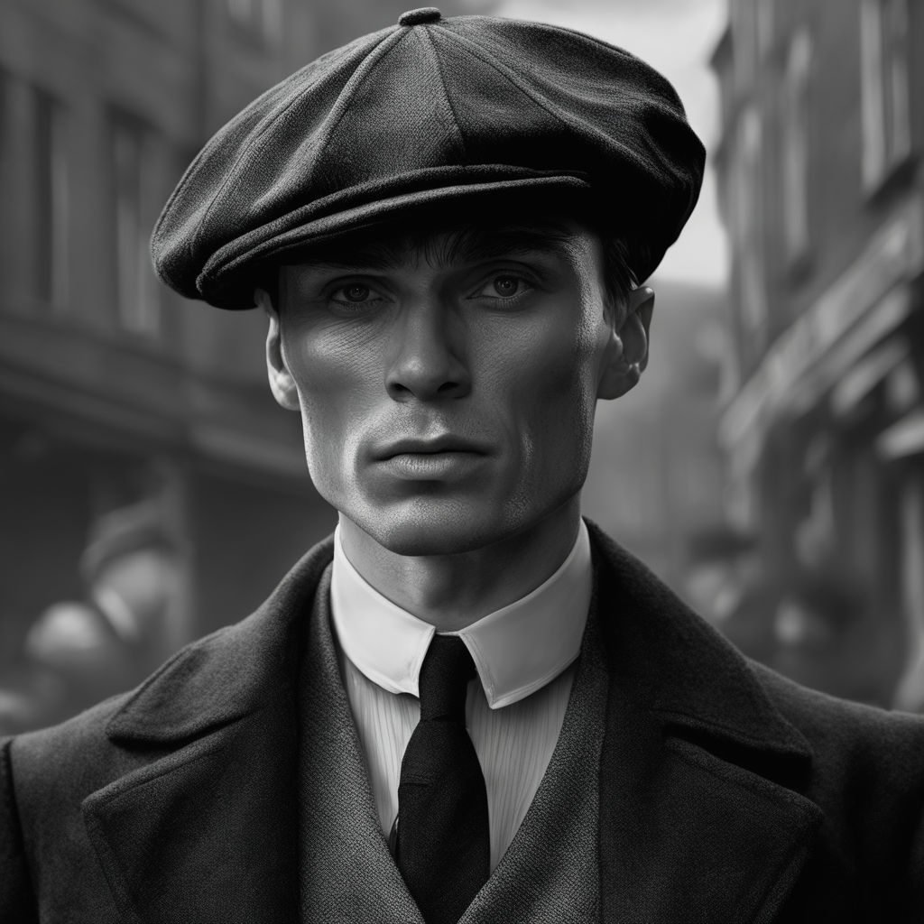 Boné de homem Peaky Blinders Dark Grey - Duck