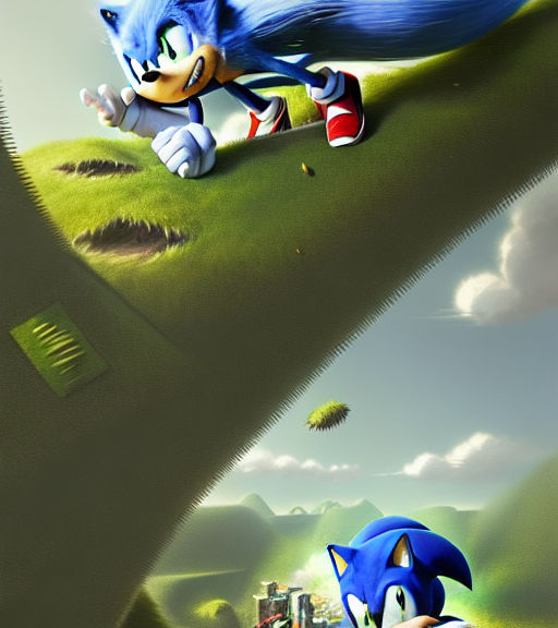 ArtStation - Green Hill Zone - Animated Background