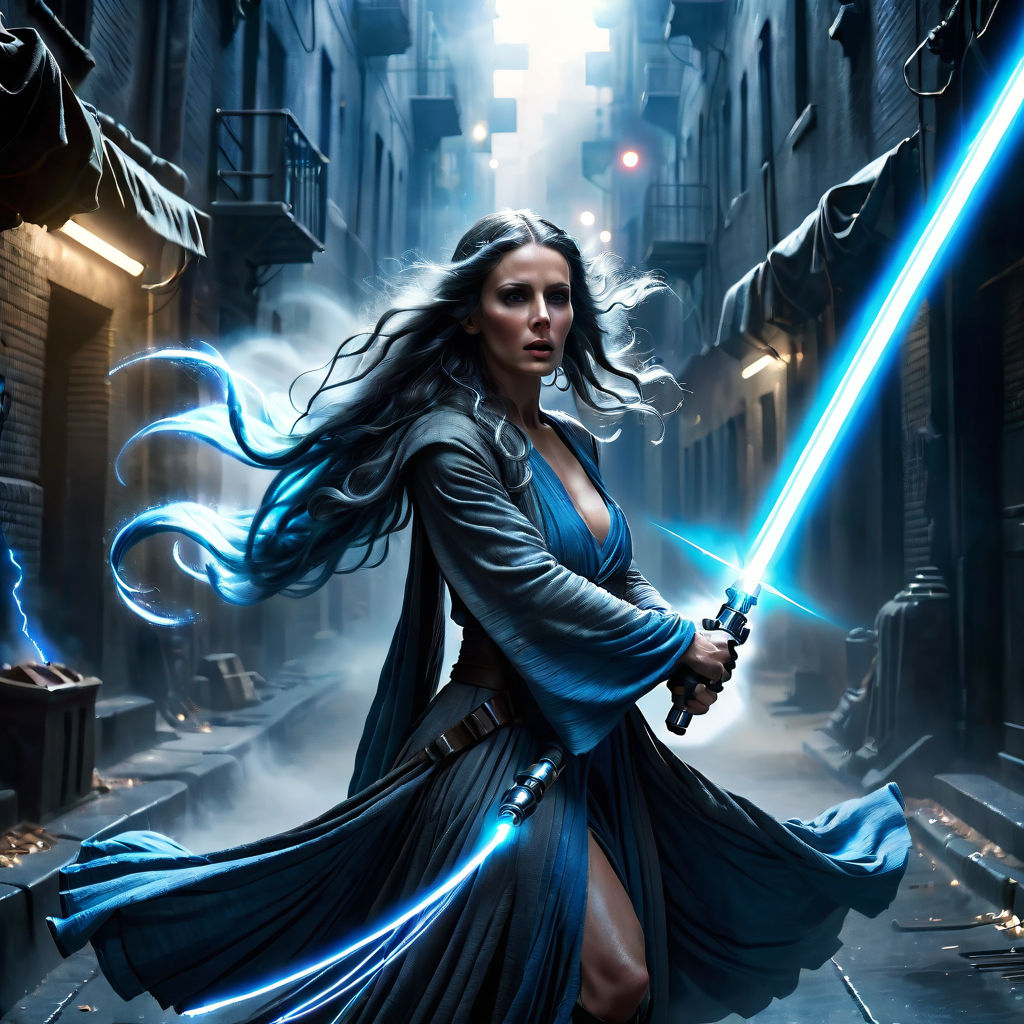 star wars female jedi knight