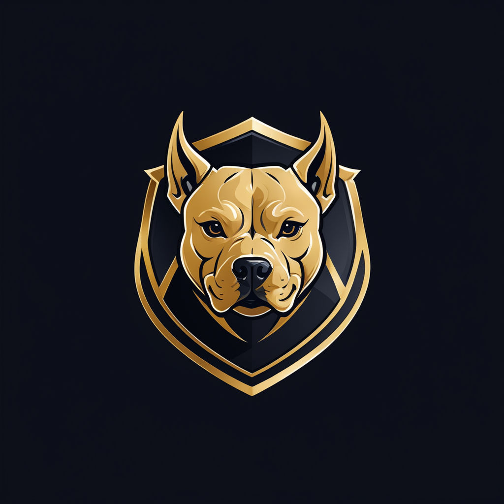 Pitbull Mascot Logo Template | Pitbulls, Mascot, Adidas logo art