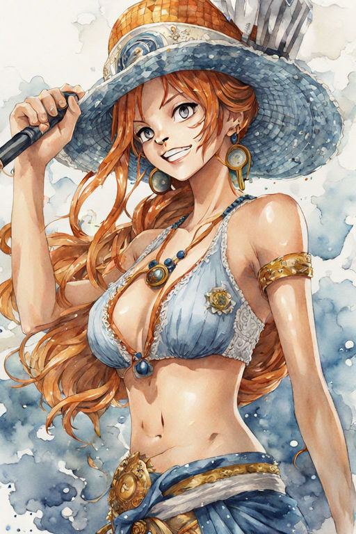 ArtStation - Nami - One Piece animated wallpaper