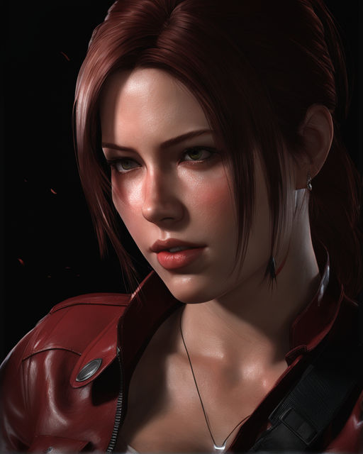 Claire redfield, high resolution, detailed digital art, realistic