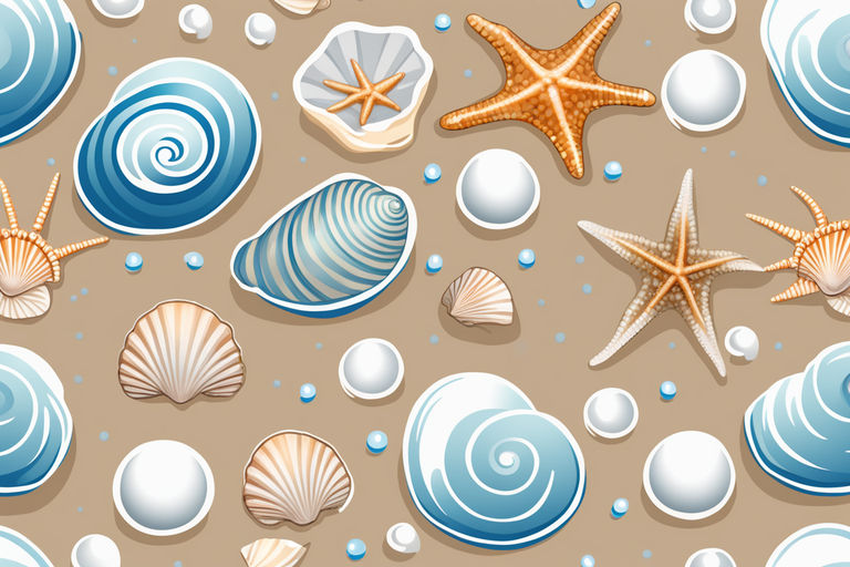 sea shells background