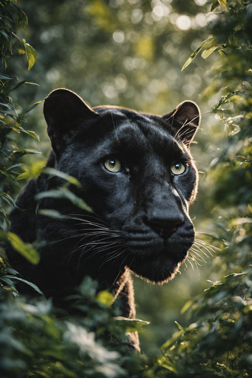 black jaguar roaring