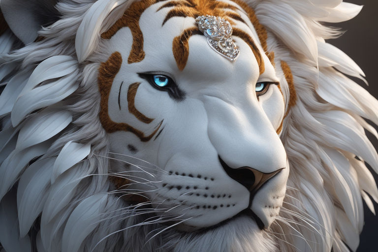 white lion and white tiger wallpaper