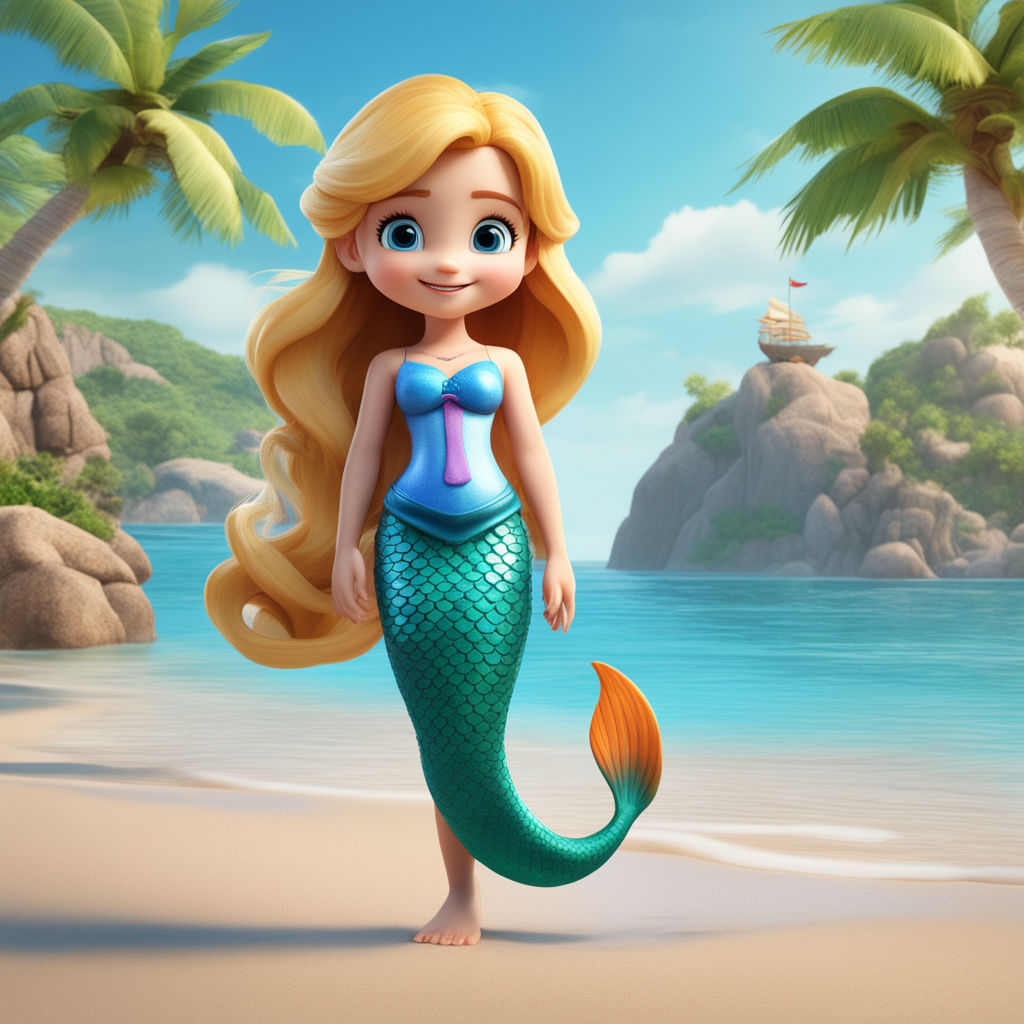 Disney Style Mermaid: Animated Slideshow! 