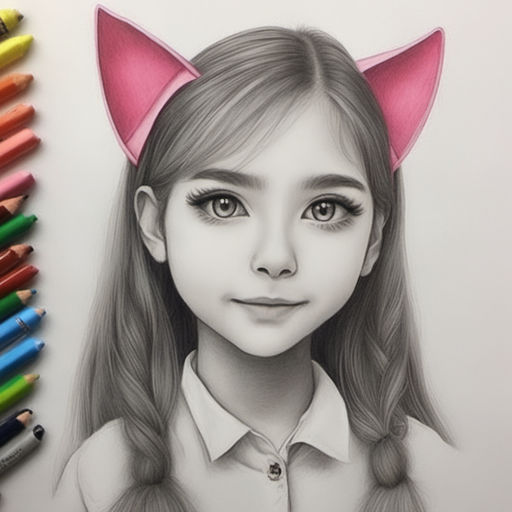 Colored pencil drawing - Beautiful Girl | drawholic - YouTube