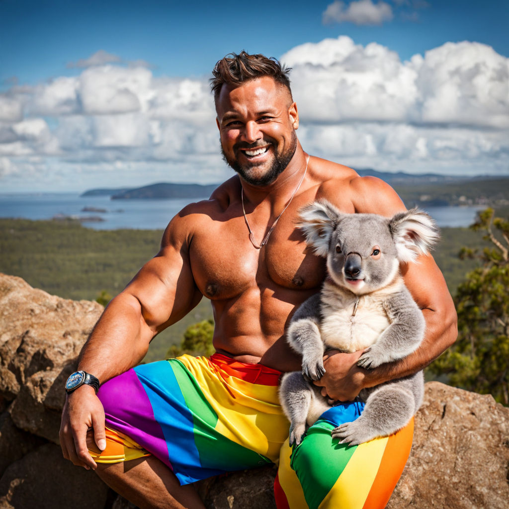 Koala Rainbow Leggings