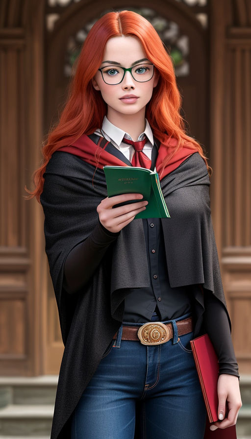 Hermione Granger Cosplay Out of Hogwarts Wiht a Magic Wand Stock Photo -  Image of girl, female: 179630938