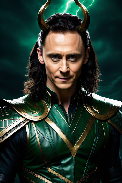 Loki god mischief, hyperrealism, Hyper - AI Photo Generator - starryai