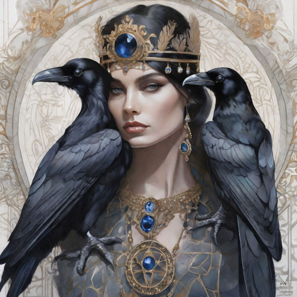 The Goddess of Ravens by Wesley-Souza on DeviantArt