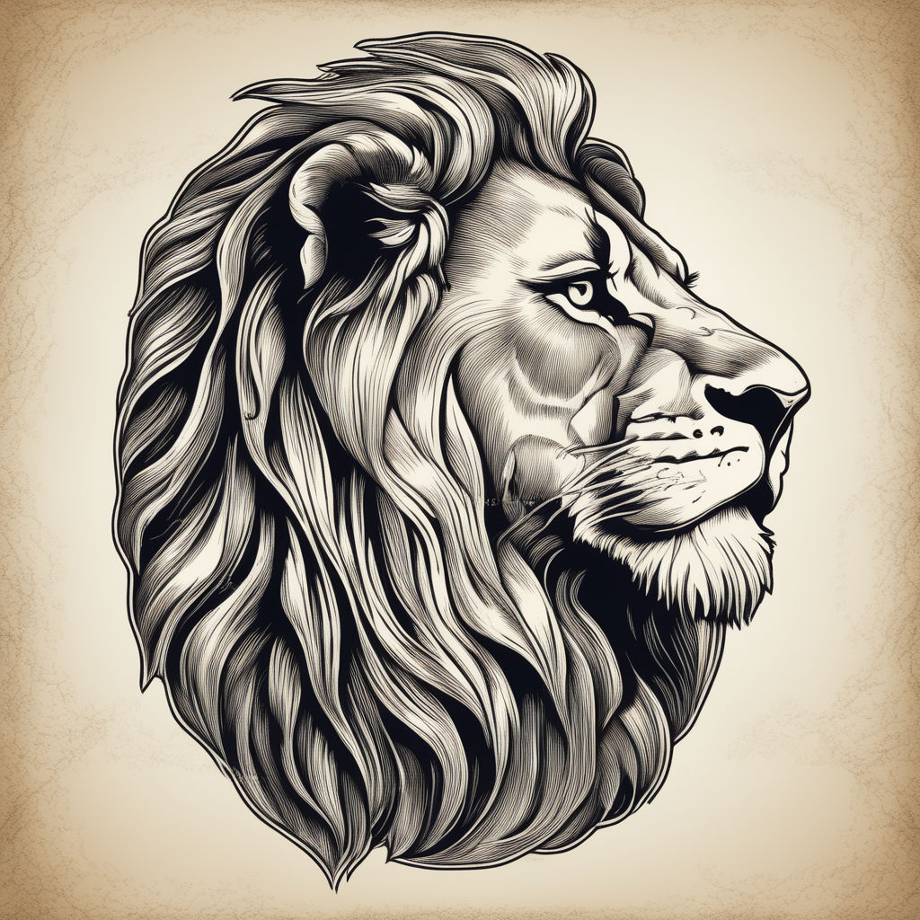 KREA - Drawing of a lion drawing for kids cute simple drawing for children,  artstation, concept art, smooth, sharp focus, illustration, ArtStation