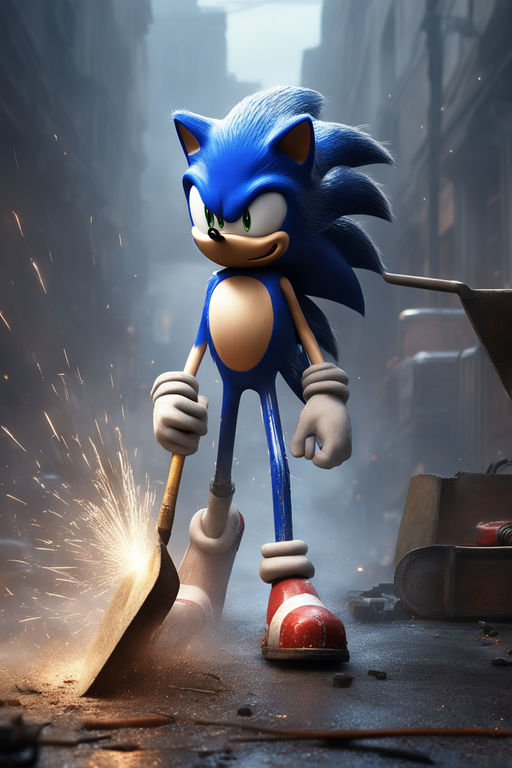 ArtStation - Classic Sonic - Sonic the Movie + Speed Edit