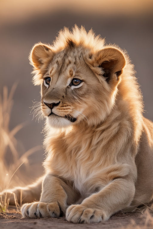 Adorable Lion Cubs Frolic as their Parents Look On 