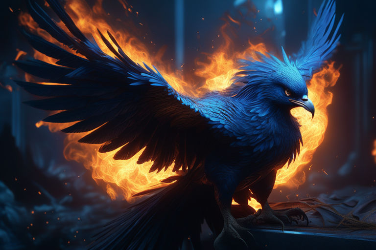 Blue Phoenix Wallpapers - Wallpaper Cave