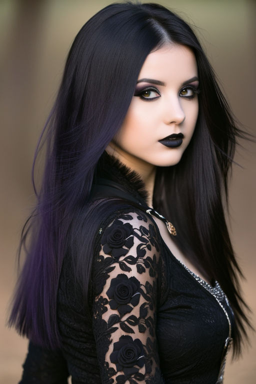 Beautiful Goth Teen - Playground