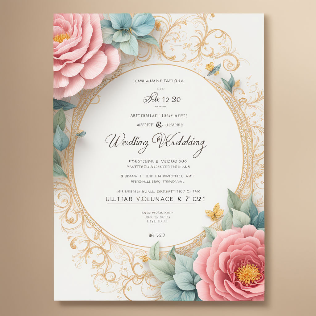 Muslim Wedding Card Hindi CDR File with fonts (2 Envelop Design)