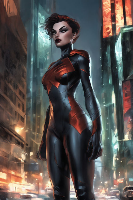 spider woman concept art