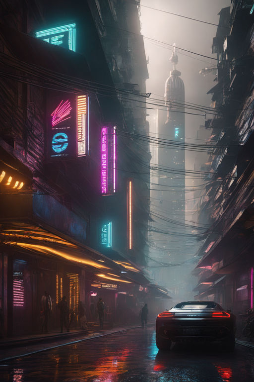 cyberpunk Hong Kong, Cyberpunk 2077, hdr, ultra, Stable Diffusion