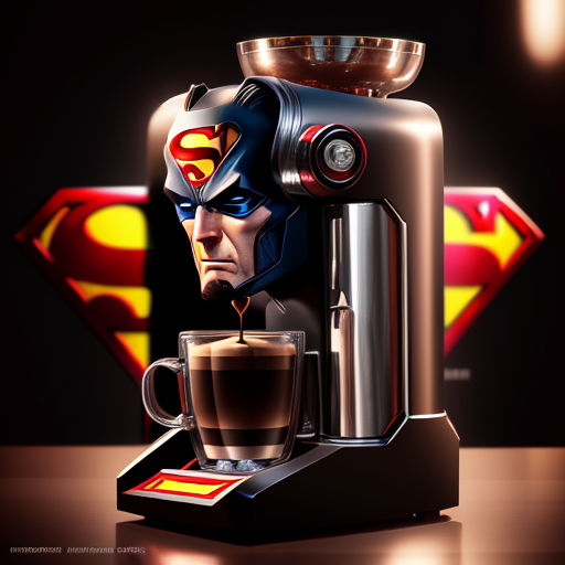 DC Superman 1 Cup Coffee Maker