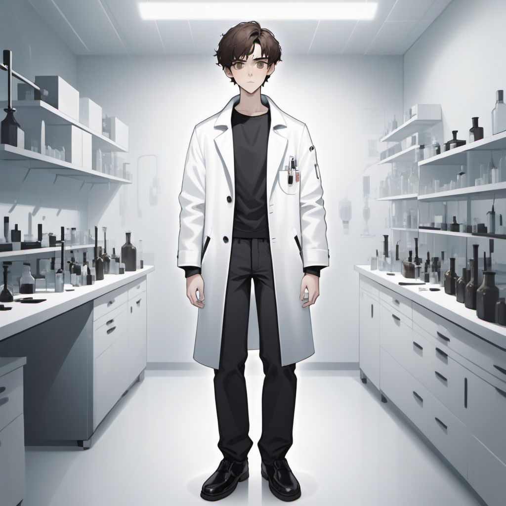 anime scientist male