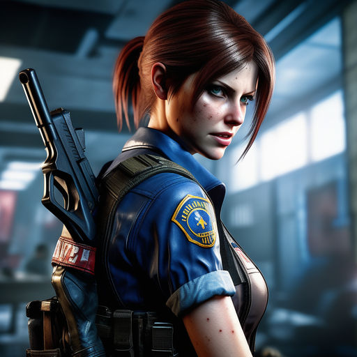 ArtStation - Resident Evil, Chris Redfield & Jill Valentine Fanart