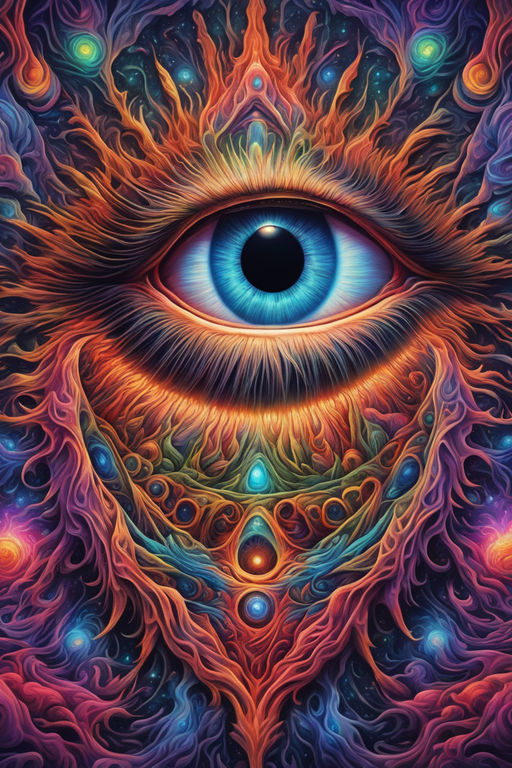 trippy third eye wallpaper