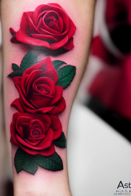 Red Roses tattoo by Andrey Vinokurov | Post 20978 | Red rose tattoo,  Traditional rose tattoos, Rose tattoos