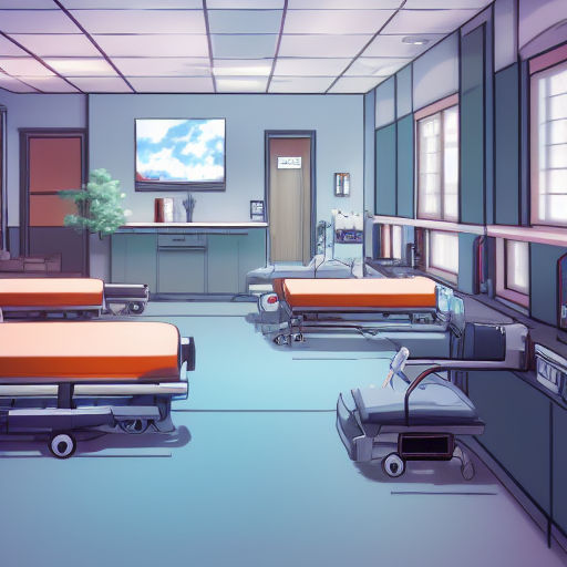 ArtStation  Hospital VN Background