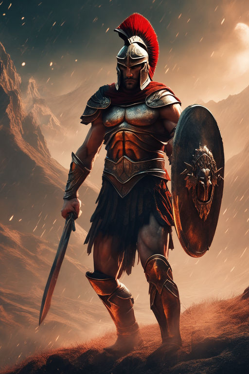 ancient spartan warriors wallpaper