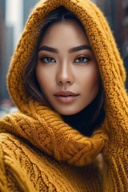 wearing a yellow scarf - Playground