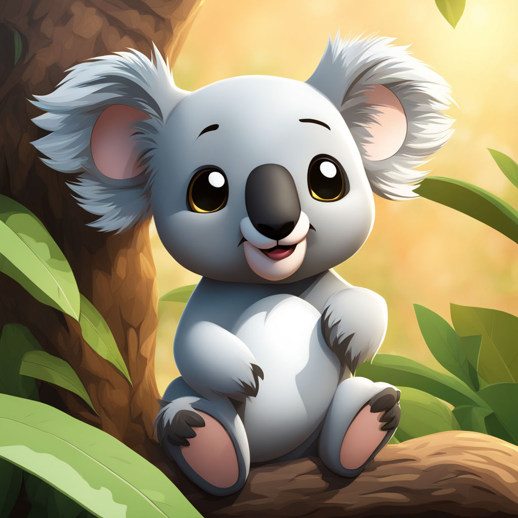 Koala modern pop art style, Colorful Koala illustration, Koala pastel  sticker cute colors, AI generated. 24553734 PNG