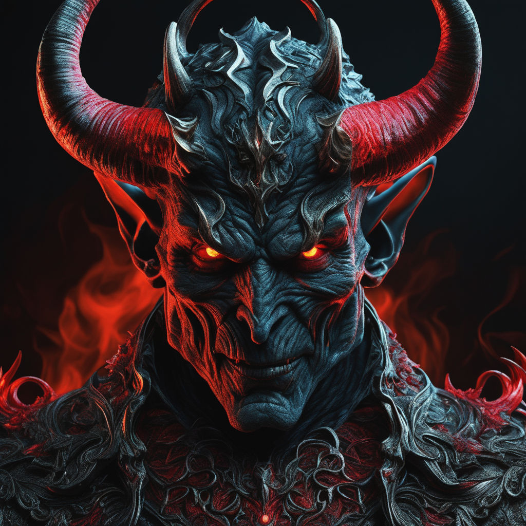 evil demon artwork