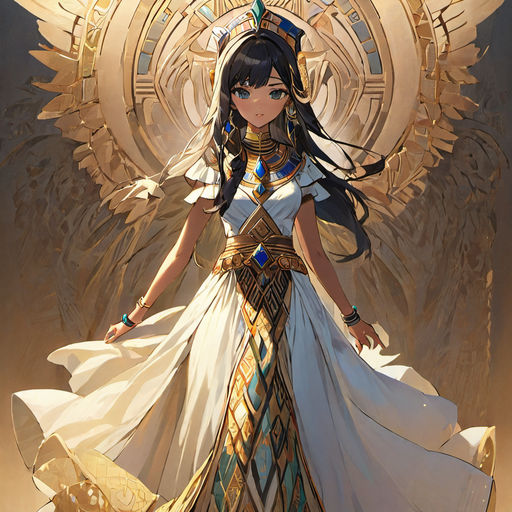 Render Ancient Egypt Egyptian Girl, Axis Powers, cg Artwork, egypt,  fictional Character png | PNGWing