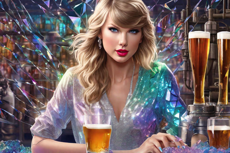 taylor swift drinking beer