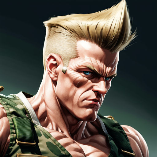 ArtStation - Guile from Street fighter