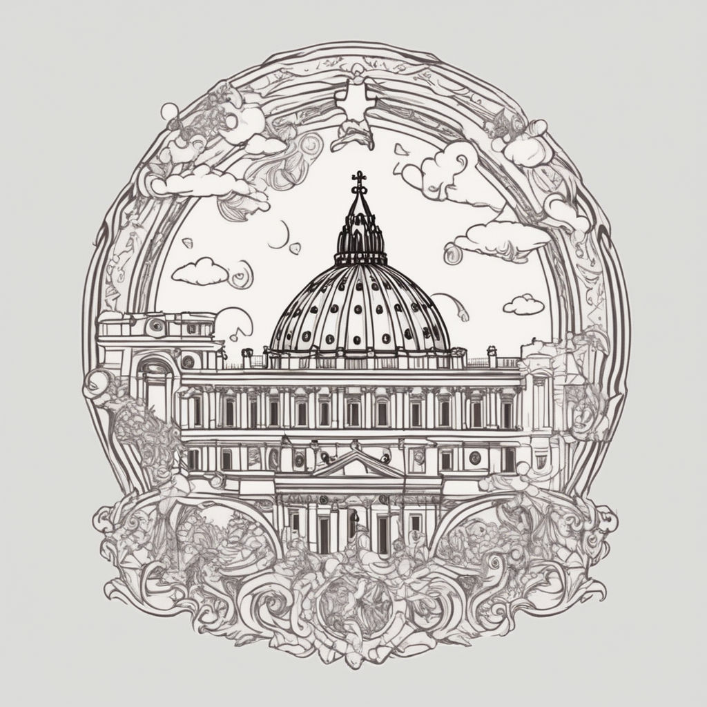 church dome drawing