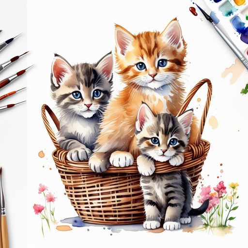 CUTE KITTEN DRAWING TUTORIAL : HOW TO DRAW AND COLOR A KITTEN DONUT EASY