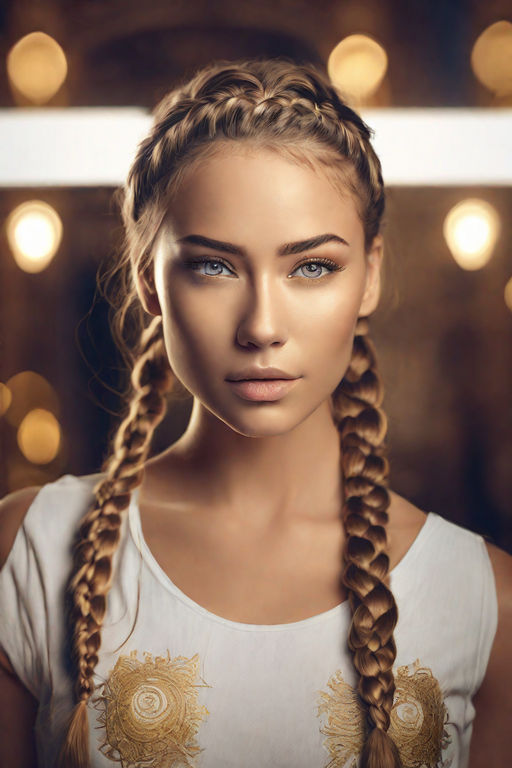 Image result for two braids in front of hair